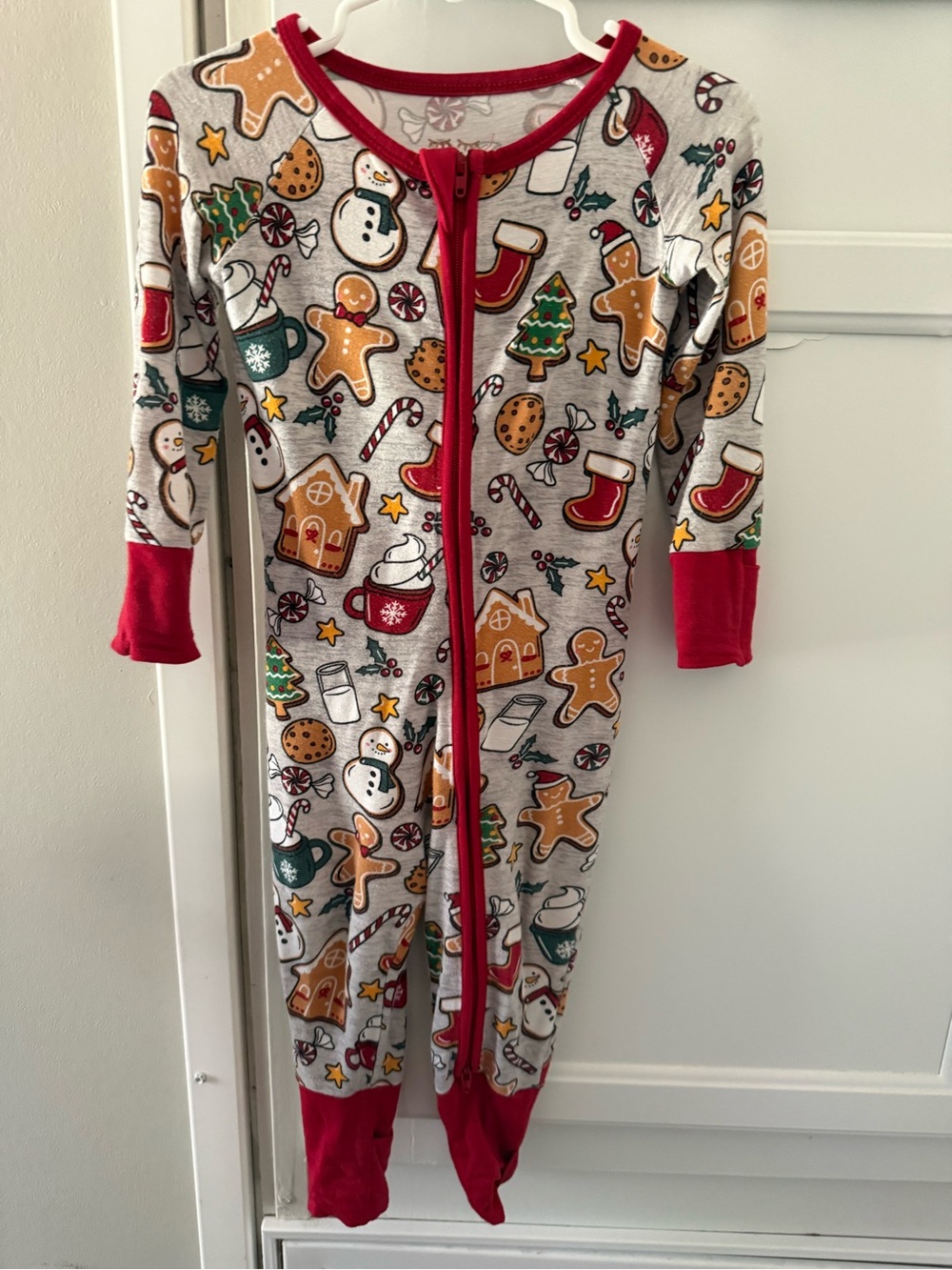 Little Sleepies Christmas Themed Bamboo One-Piece Pajamas